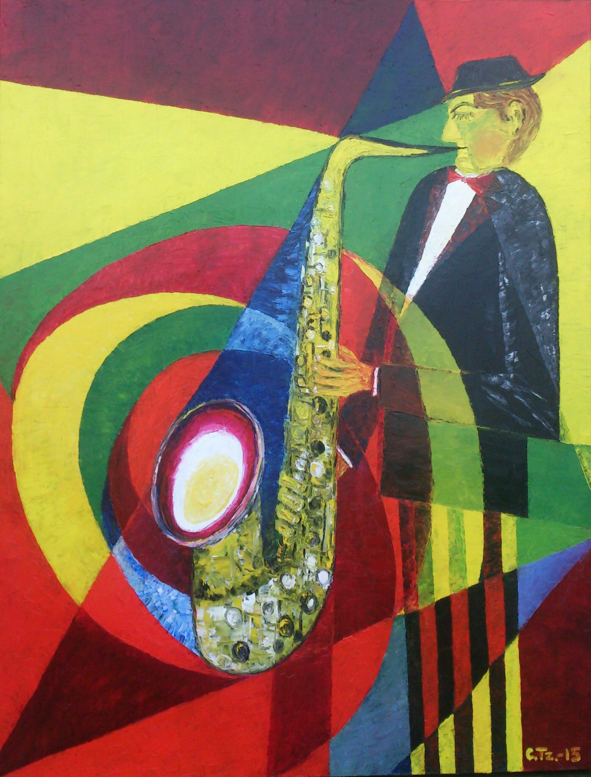 the yellow saxophone